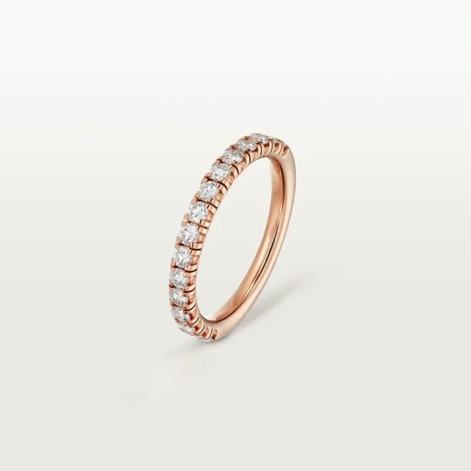 Etincelle De Cartier Alyans – Pembe Altın, Pırlanta – Cartier