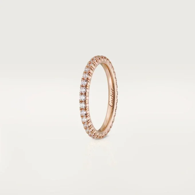 Etincelle De Cartier Alyans – Pembe Altın, Pırlanta – Cartier
