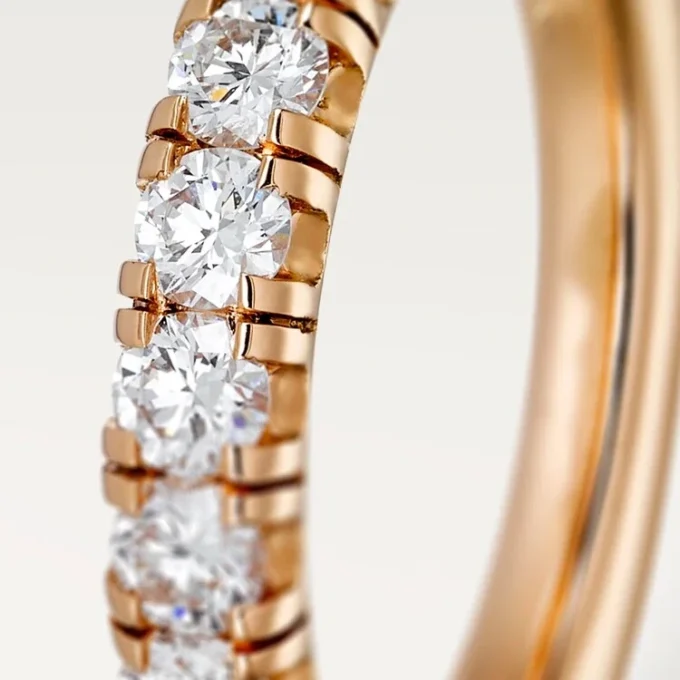 Etincelle De Cartier Alyans – Pembe Altın, Pırlanta – Cartier