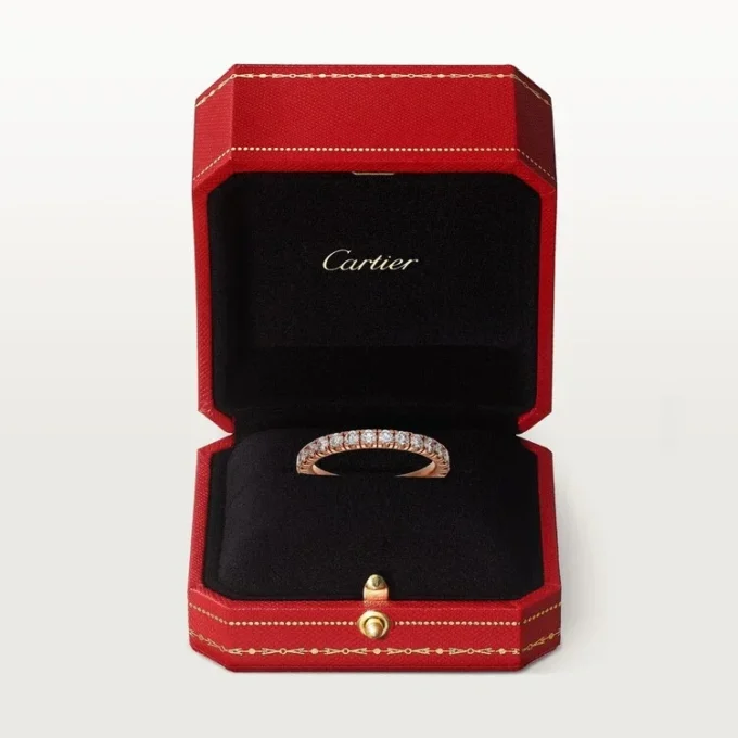 Etincelle De Cartier Alyans – Pembe Altın, Pırlanta – Cartier