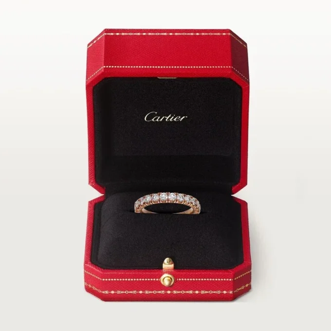 Etincelle De Cartier Alyans – Pembe Altın, Pırlanta – Cartier