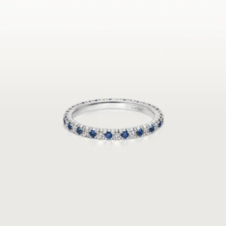 Etincelle De Cartier Alyans – Platin, Safir, Pırlanta – Cartier