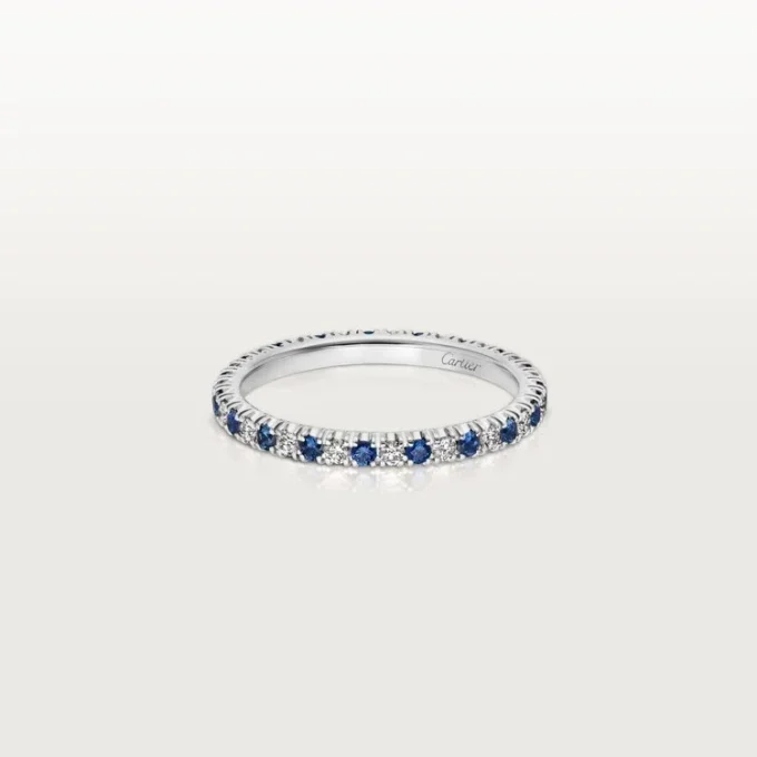 Etincelle De Cartier Alyans – Platin, Safir, Pırlanta – Cartier