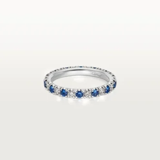 Etincelle De Cartier Alyans – Platin, Safir, Pırlanta – Cartier