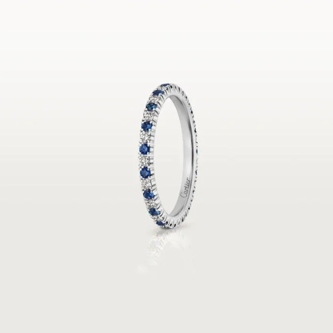 Etincelle De Cartier Alyans – Platin, Safir, Pırlanta – Cartier
