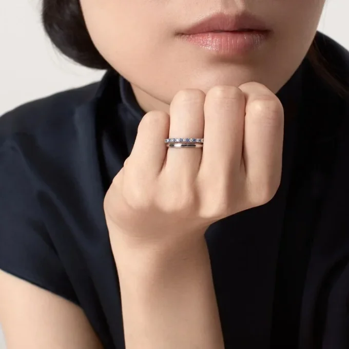 Etincelle De Cartier Alyans – Platin, Safir, Pırlanta – Cartier