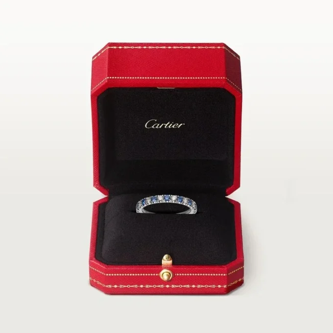 Etincelle De Cartier Alyans – Platin, Safir, Pırlanta – Cartier