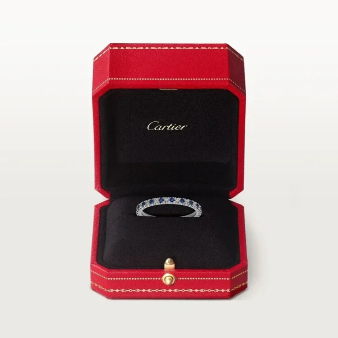 Etincelle De Cartier Alyans – Platin, Safir, Pırlanta – Cartier