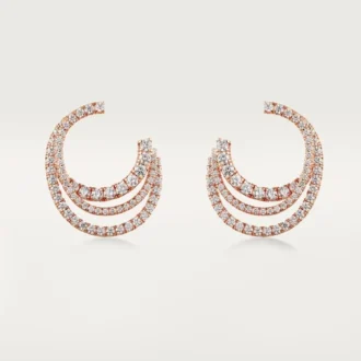 Etincelle De Cartier Küpeler – Pembe Altın, Pırlanta – Cartier