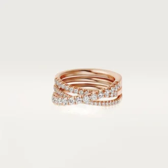 Etincelle De Cartier Yüzük – Pembe Altın, Pırlanta – Cartier