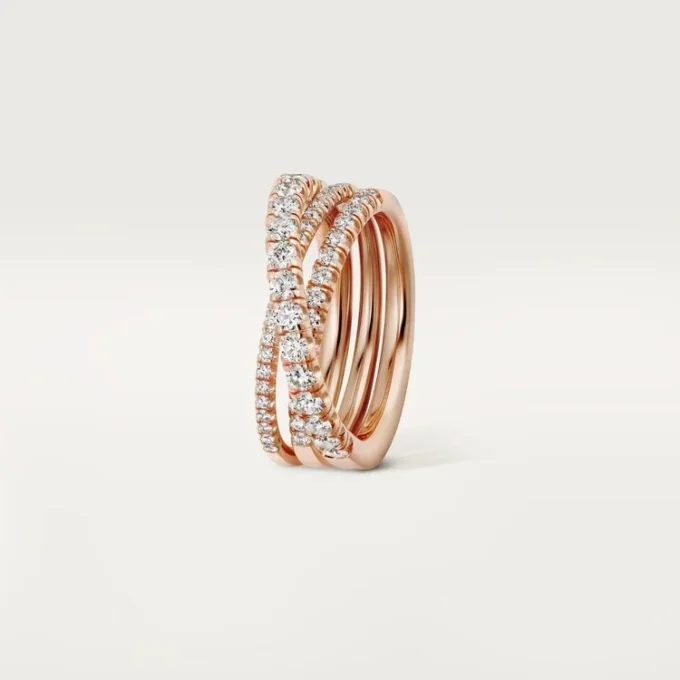 Etincelle De Cartier Yüzük – Pembe Altın, Pırlanta – Cartier