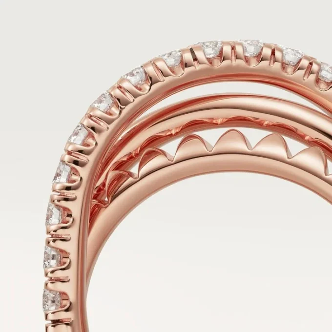 Etincelle De Cartier Yüzük – Pembe Altın, Pırlanta – Cartier