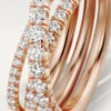 Etincelle De Cartier Yüzük – Pembe Altın, Pırlanta – Cartier