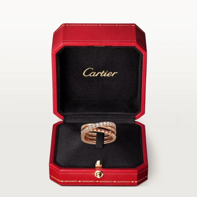 Etincelle De Cartier Yüzük – Pembe Altın, Pırlanta – Cartier