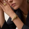 Faune Et Flore De Cartier Bilezik, Sarı, Turuncu ve Kahverengi Pırlantalar, Paved Faune Et Flore De Cartier Bilezik, Sarı, Turuncu ve Kahverengi Pırlantalar, Paved
