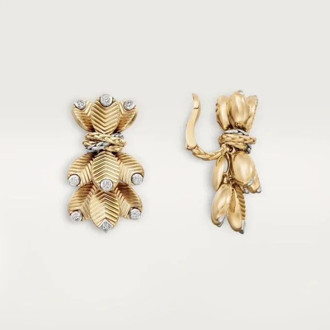 Grain De Cafe Küpeler, Pırlanta