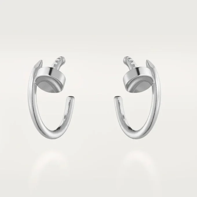 Juste Un Clou Küpeler – Beyaz Altın – Cartier