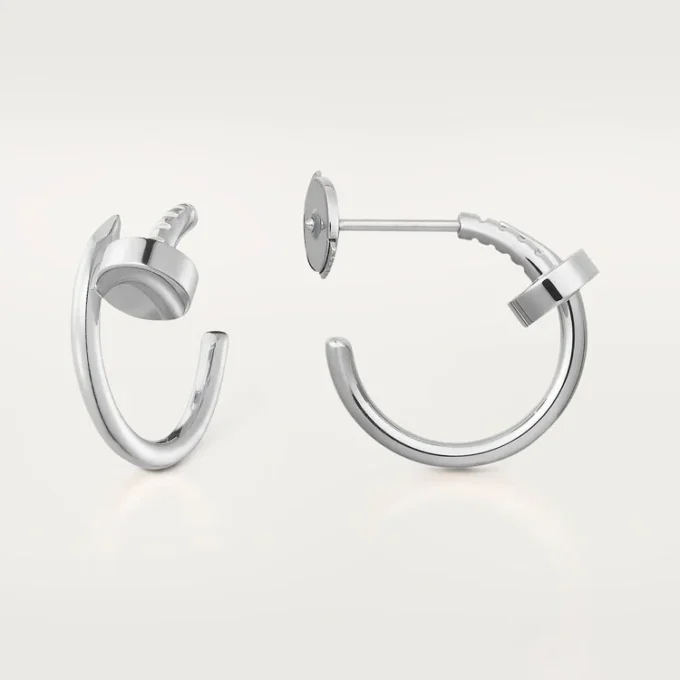 Juste Un Clou Küpeler – Beyaz Altın – Cartier
