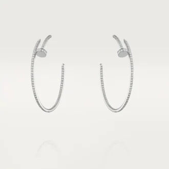 Juste Un Clou Küpeler – Beyaz Altın, Pırlanta – Cartier