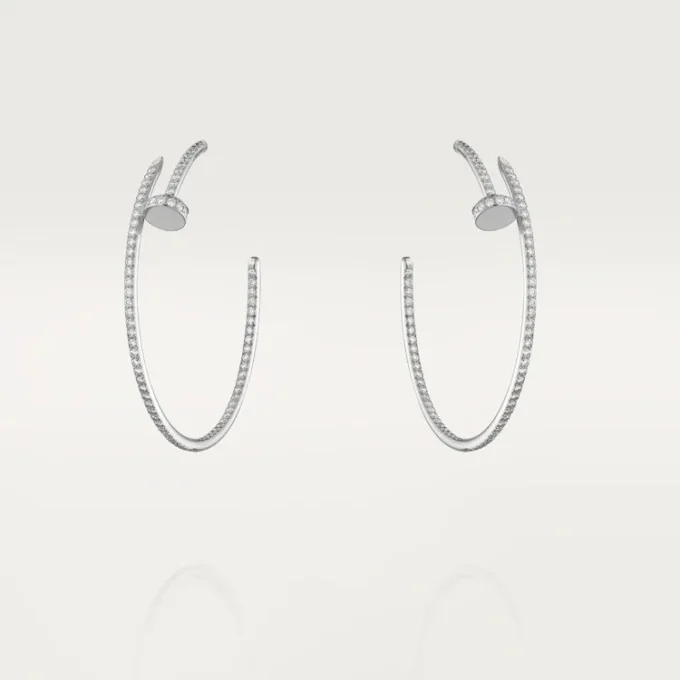 Juste Un Clou Küpeler – Beyaz Altın, Pırlanta – Cartier