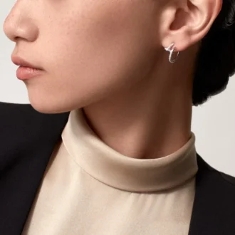 Juste Un Clou Küpeler – Beyaz Altın, Pırlanta – Cartier
