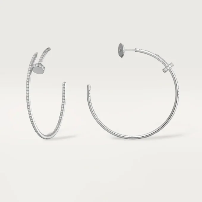 Juste Un Clou Küpeler – Beyaz Altın, Pırlanta – Cartier