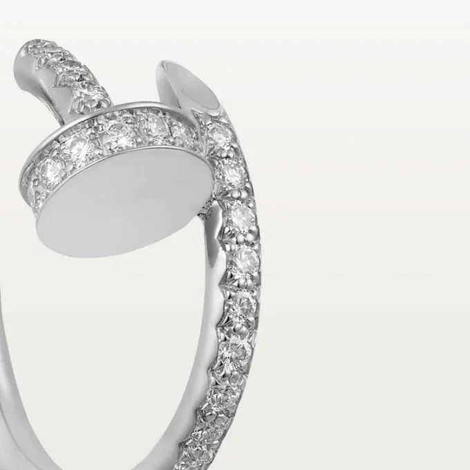 Juste Un Clou Küpeler – Beyaz Altın, Pırlanta – Cartier