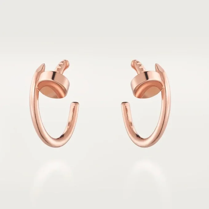 Juste Un Clou Küpeler – Pembe Altın – Cartier