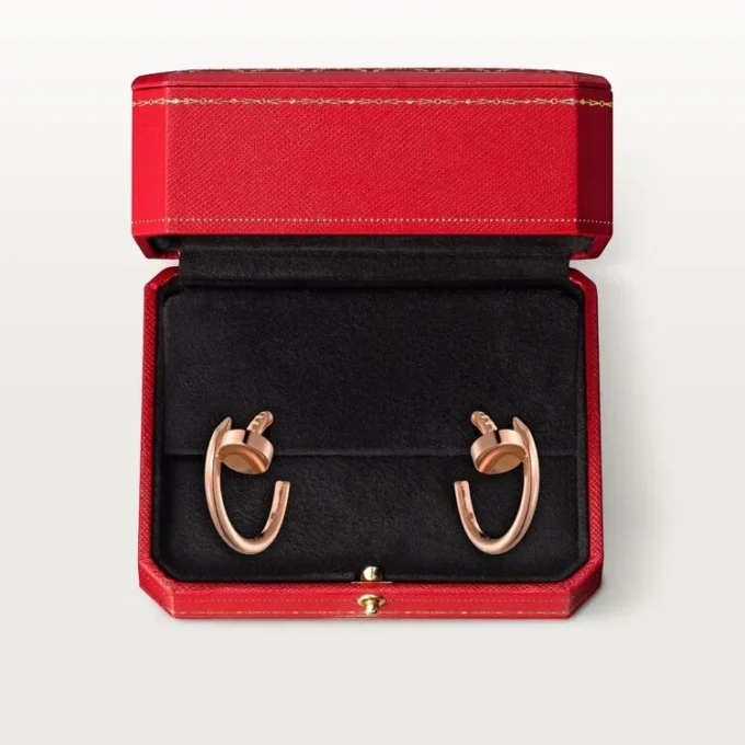 Juste Un Clou Küpeler – Pembe Altın – Cartier