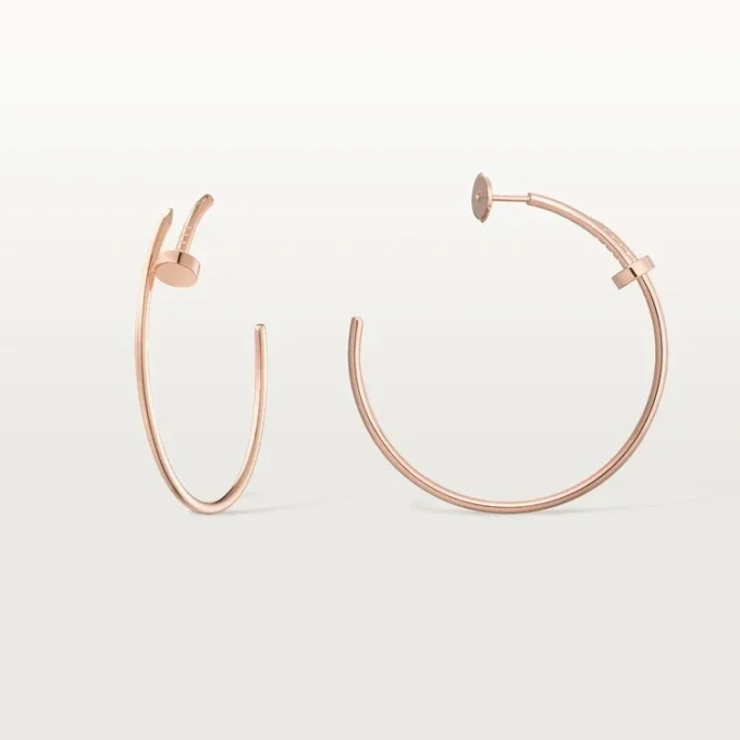 Juste Un Clou Küpeler – Pembe Altın – Cartier