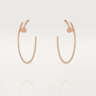 Juste Un Clou Küpeler – Pembe Altın, Pırlanta – Cartier