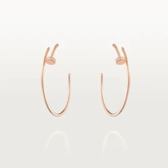 Juste Un Clou Küpeler – Pembe Altın, Pırlanta – Cartier