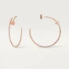 Juste Un Clou Küpeler – Pembe Altın, Pırlanta – Cartier