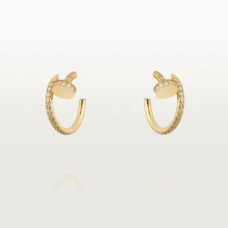 Juste Un Clou Küpeler – Sarı Altın, Pırlanta – Cartier