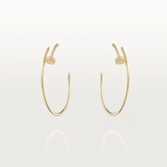 Juste Un Clou Küpeler – Sarı Altın, Pırlanta – Cartier