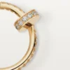 Juste Un Clou Küpeler – Sarı Altın, Pırlanta – Cartier