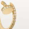 Juste Un Clou Küpeler – Sarı Altın, Pırlanta – Cartier