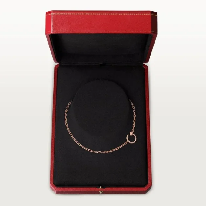 Juste Un Clou – Pembe Altın Pırlanta Zincir Kolye | Cartier ABD