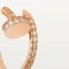 Juste Un Clou Pırlanta Halka Küpeler, Pembe Altın | Cartier ABD