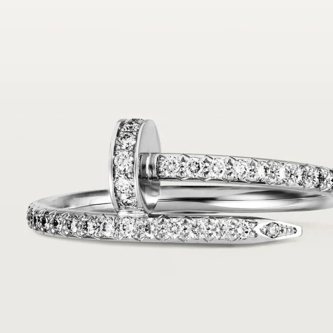 Juste Un Clou Yüzük – Beyaz Altın, Pırlanta – Cartier