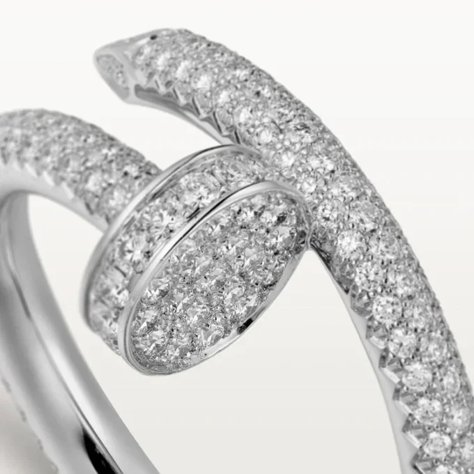 Juste Un Clou Yüzük – Beyaz Altın, Pırlanta – Cartier