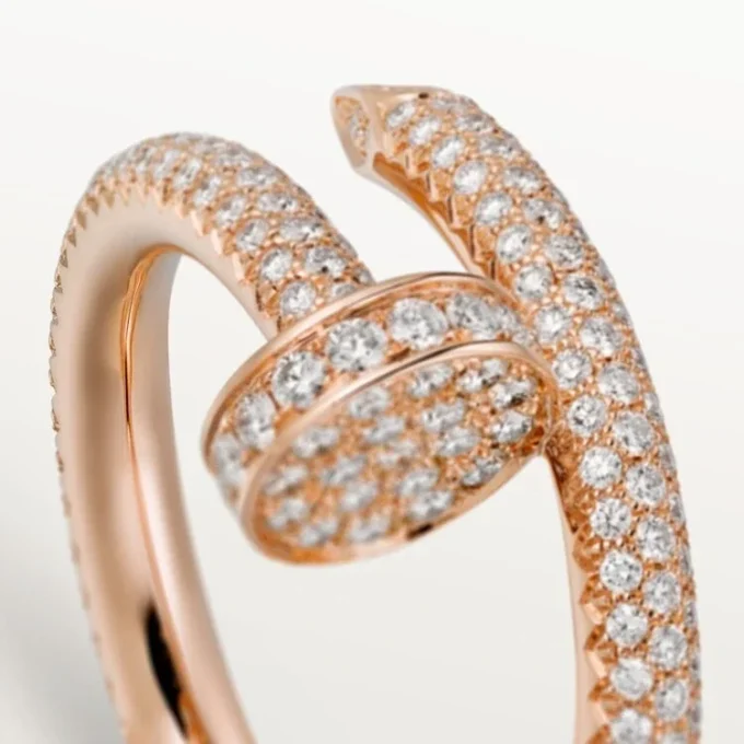 Juste Un Clou Yüzük – Pembe Altın, Pırlanta – Cartier
