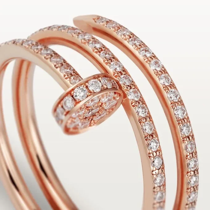 Juste Un Clou Yüzük – Pembe Altın, Pırlanta – Cartier