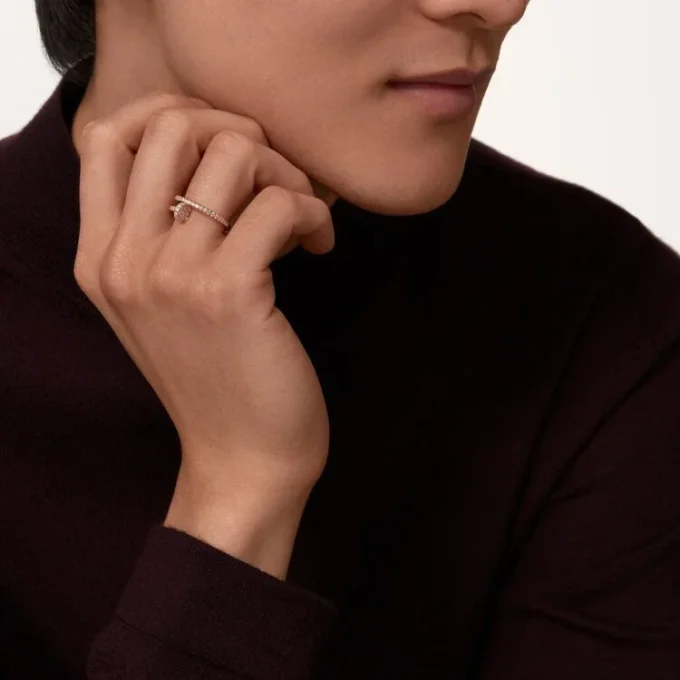 Juste Un Clou Yüzük – Pembe Altın, Pırlanta – Cartier