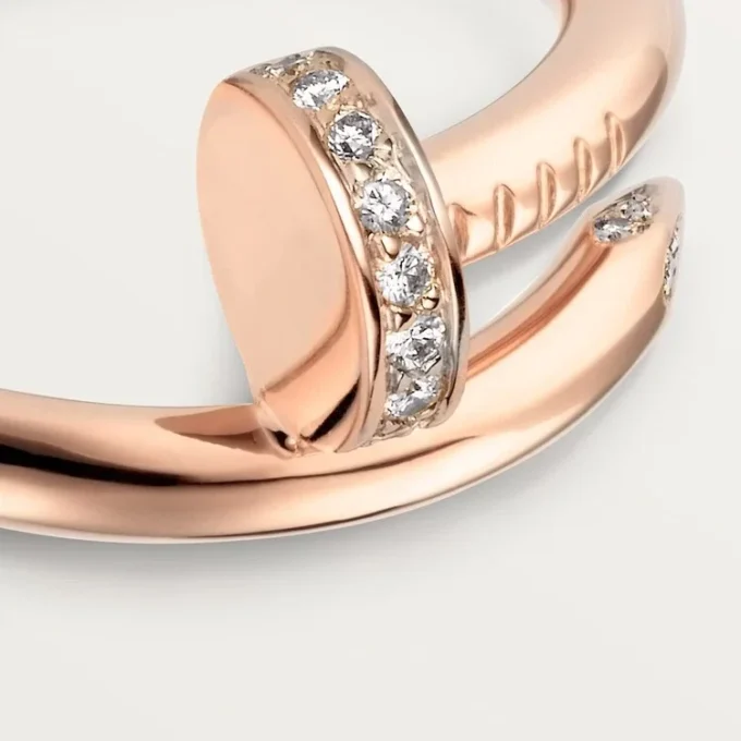 Juste Un Clou Yüzük – Pembe Altın, Pırlanta – Cartier