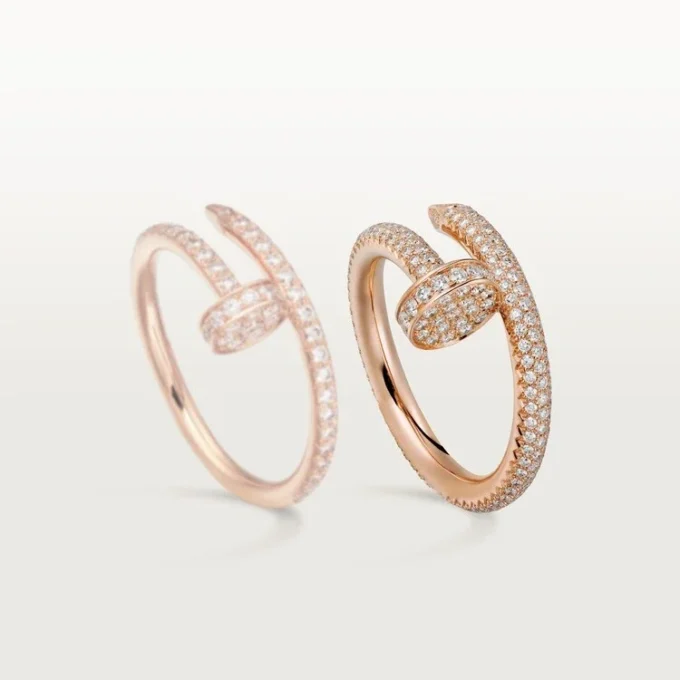 Juste Un Clou Yüzük – Pembe Altın, Pırlanta – Cartier