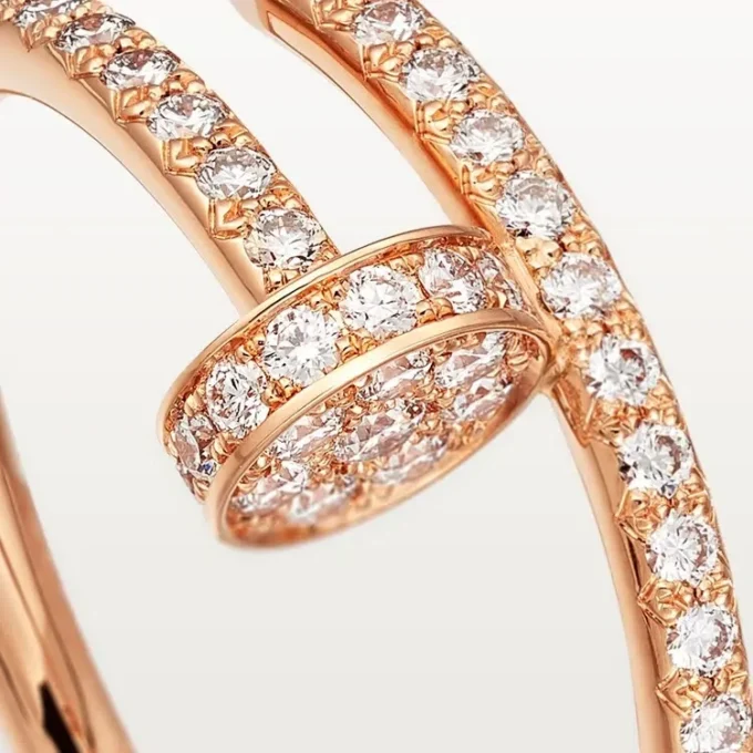 Juste Un Clou Yüzük – Pembe Altın, Pırlanta – Cartier