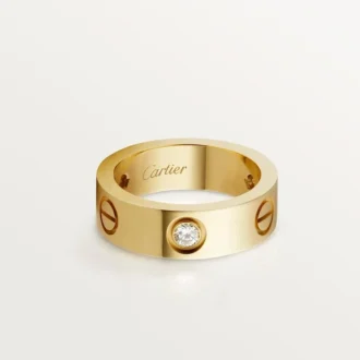 Love 3 Pırlanta Yüzük – Sarı Altın, Klasik Model | Cartier Us