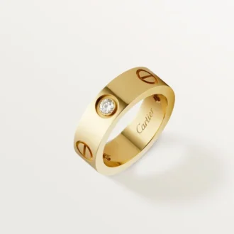 Love 3 Pırlanta Yüzük – Sarı Altın, Klasik Model | Cartier Us