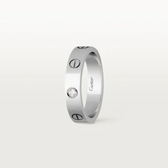 Love Alyans, 1 Pırlanta – Beyaz Altın, Pırlanta – Cartier